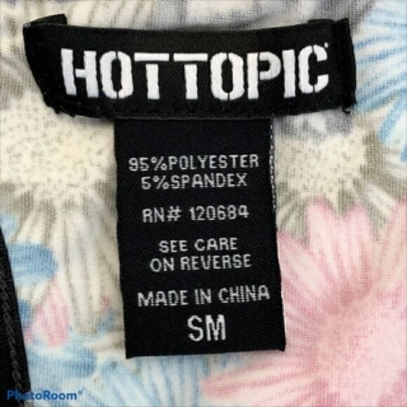 Hot Topic Multi Colored Skater Dress with Skulls. Size S. - Picture 5 of 6